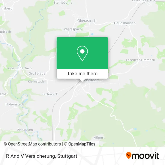 R And V Versicherung map
