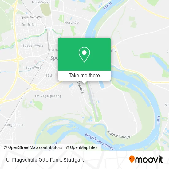Ul Flugschule Otto Funk map