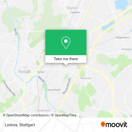 Ledora map