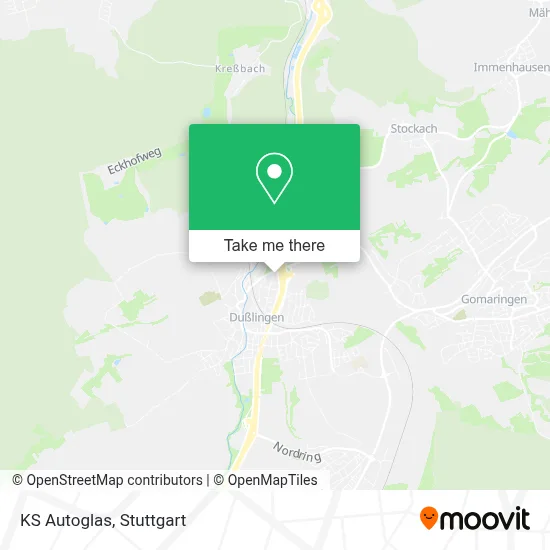 KS Autoglas map