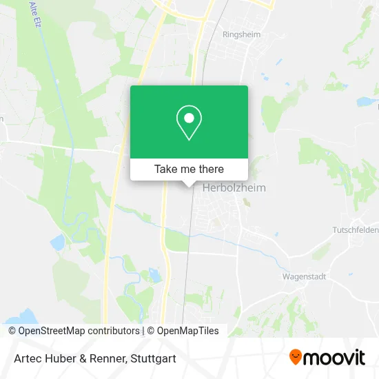 Artec Huber & Renner map