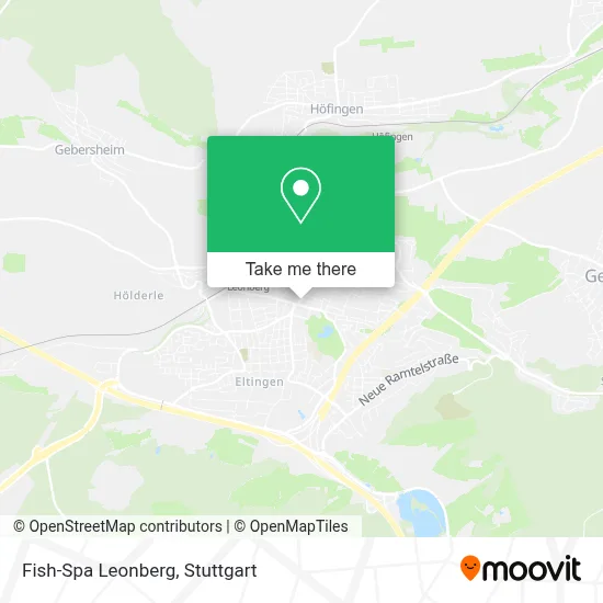 Fish-Spa  Leonberg map