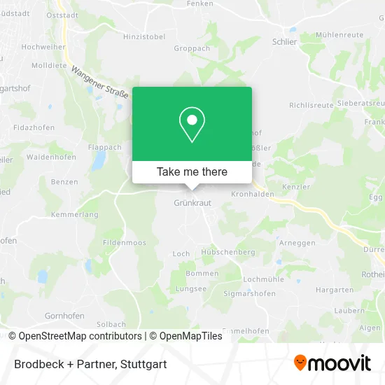 Brodbeck + Partner map