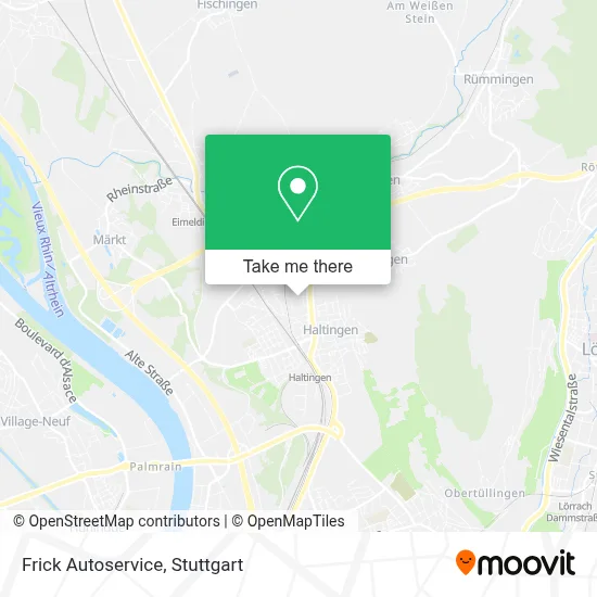 Frick Autoservice map