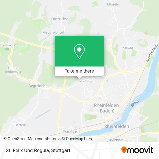 St. Felix Und Regula map