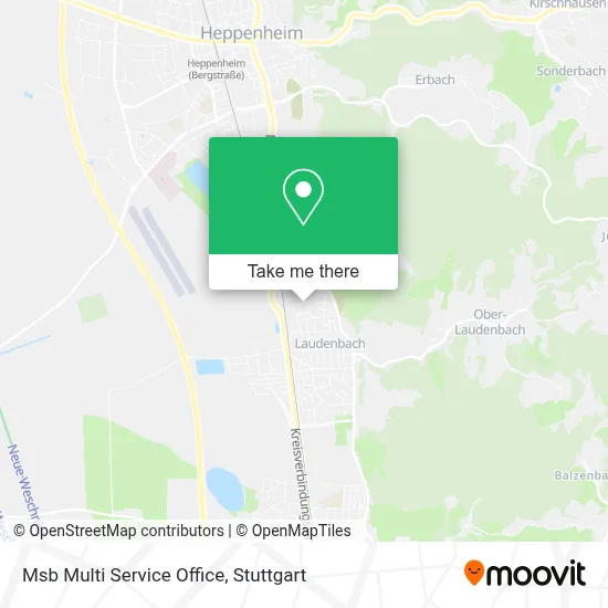 Msb Multi Service Office map