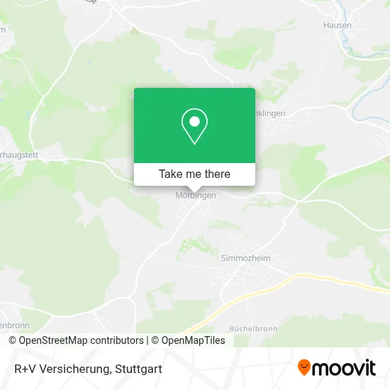 R+V Versicherung map