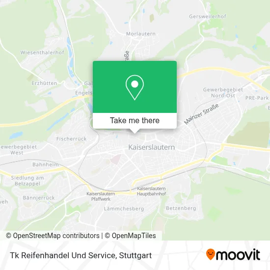 Tk Reifenhandel Und Service map