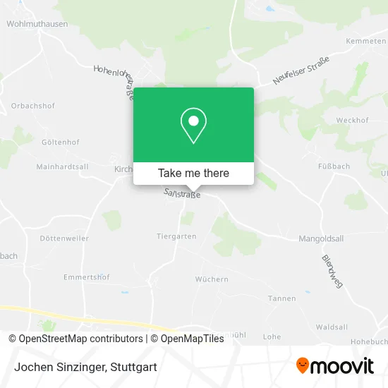 Jochen Sinzinger map