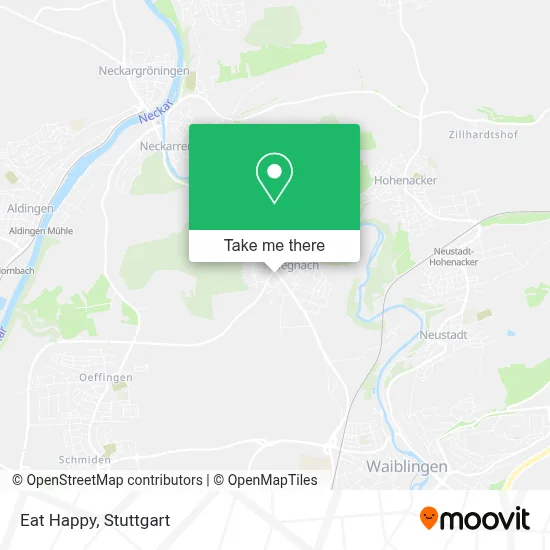 Eat Happy map