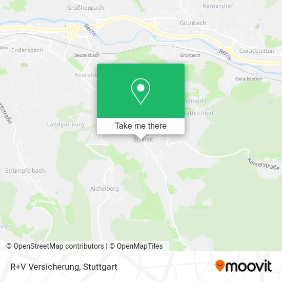R+V Versicherung map