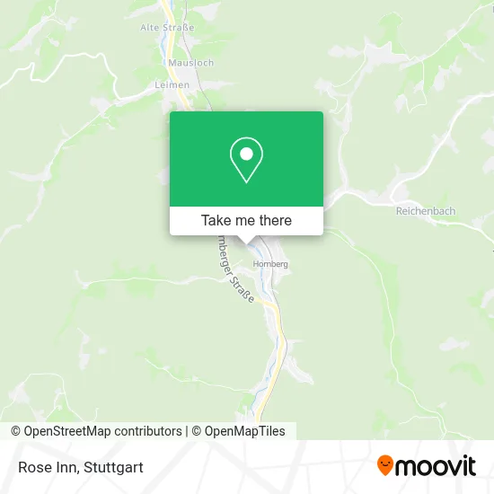 Gasthof Rose map