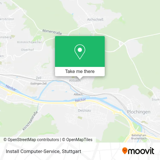 Install Computer-Service map