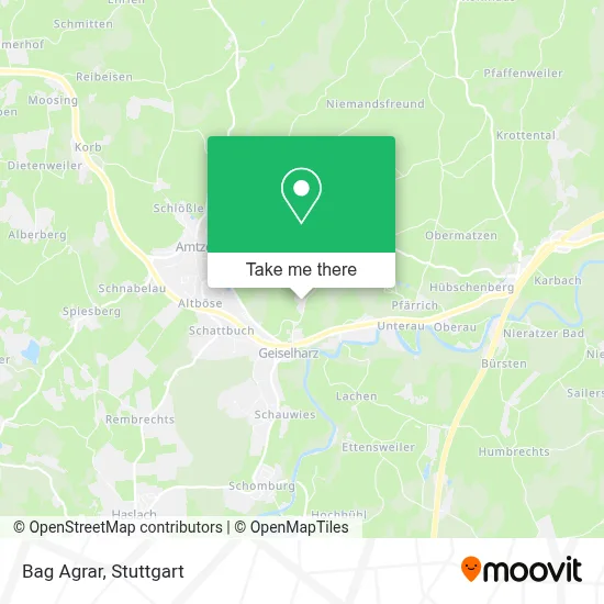 Bag Agrar map