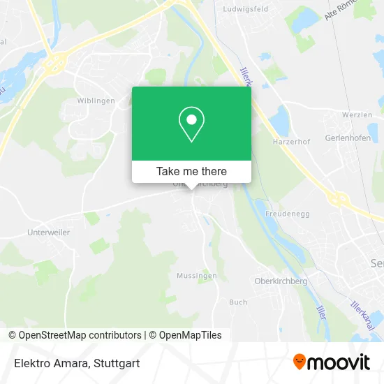 Elektro Amara map