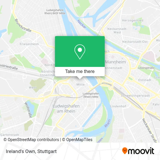 Ireland's Own map
