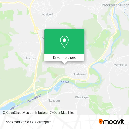 Backmarkt Seitz map