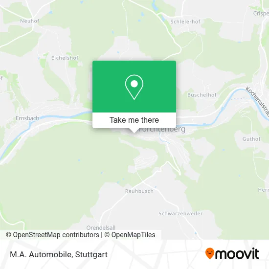M.A. Automobile map