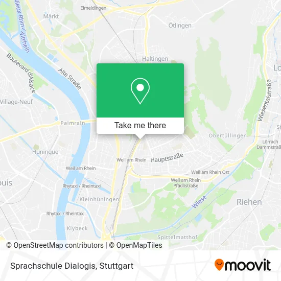 Sprachschule Dialogis map