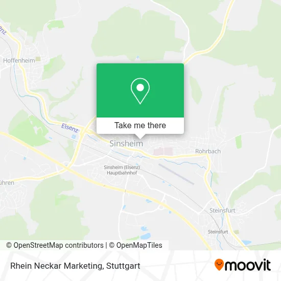 Rhein Neckar Marketing map