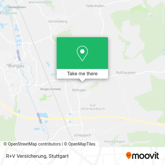 R+V Versicherung map