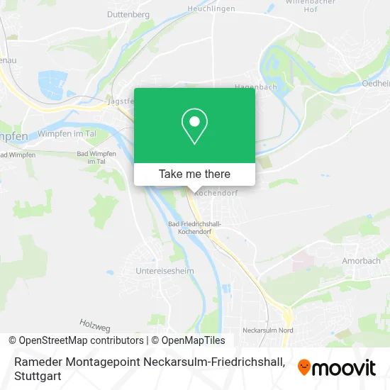 Rameder Montagepoint Neckarsulm-Friedrichshall map