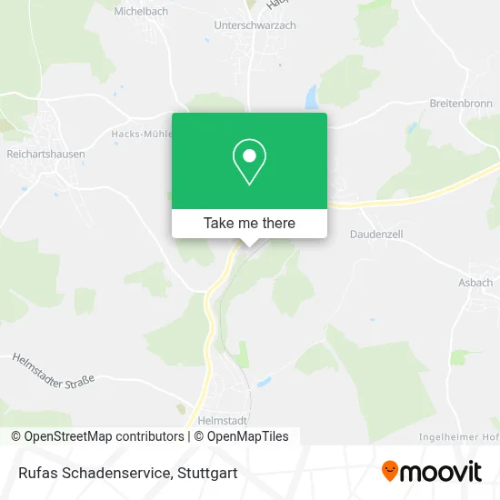 Rufas Schadenservice map