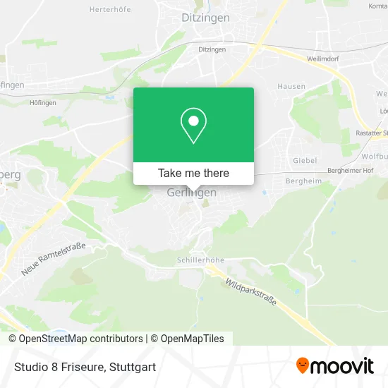Studio 8 Friseure map