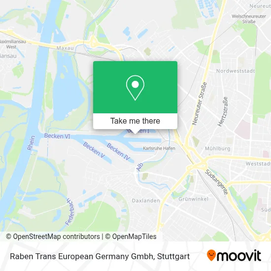 Raben Trans European Germany Gmbh map