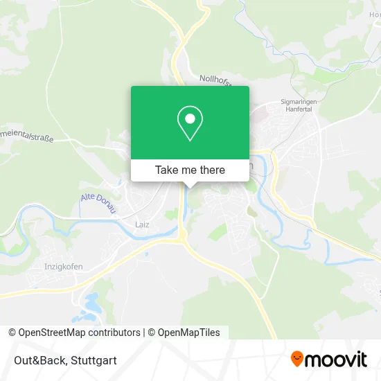 Out&Back map