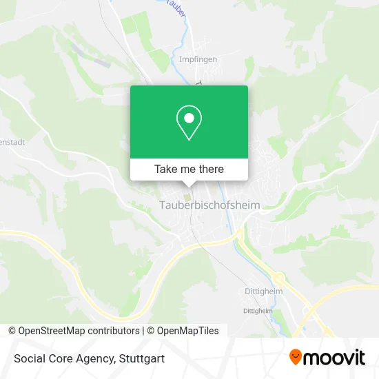 Social Core Agency map