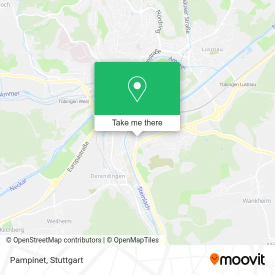 Pampinet map