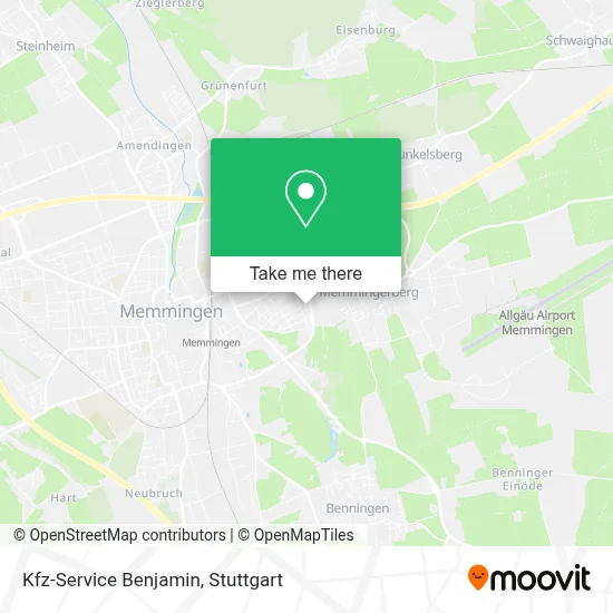 Kfz-Service Benjamin map