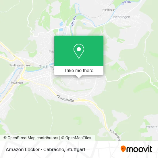 Amazon Locker - Cabracho map