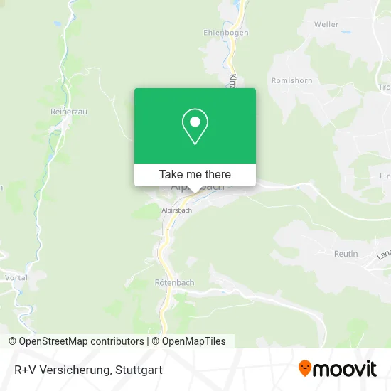 R+V Versicherung map