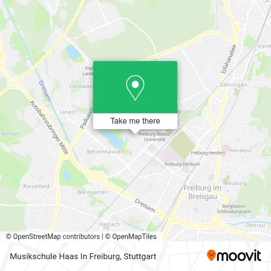 Musikschule Haas In Freiburg map