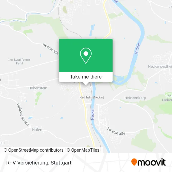 R+V Versicherung map