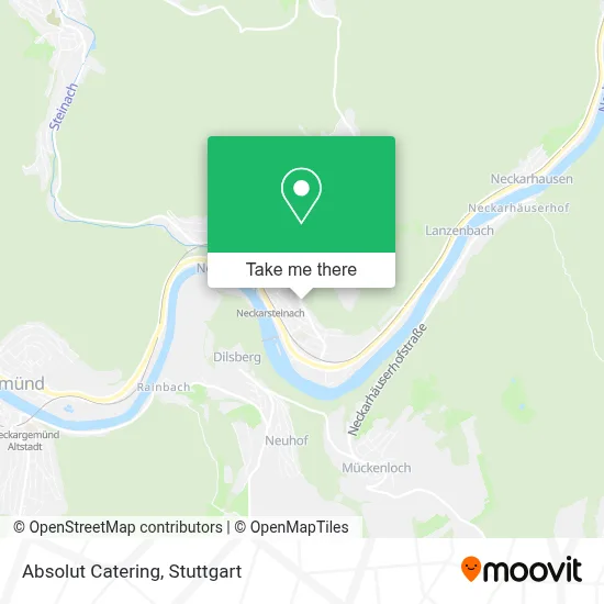 Absolut Catering map