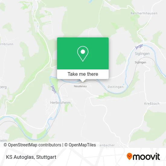 KS Autoglas map