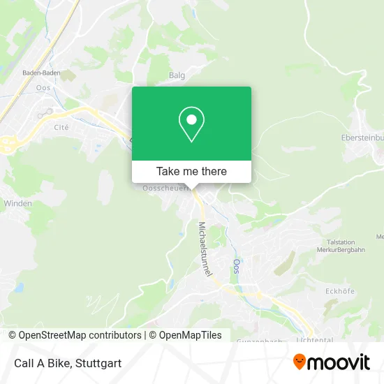 Call A Bike map