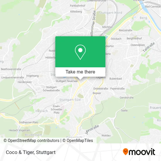 Coco & Tiger map
