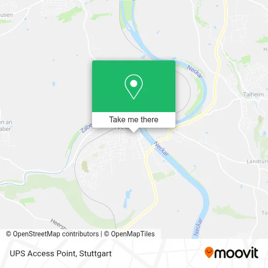 Ups Access Point map