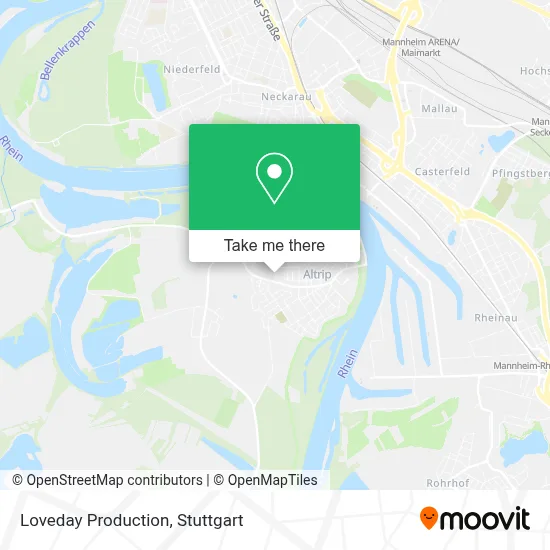 Loveday Production map