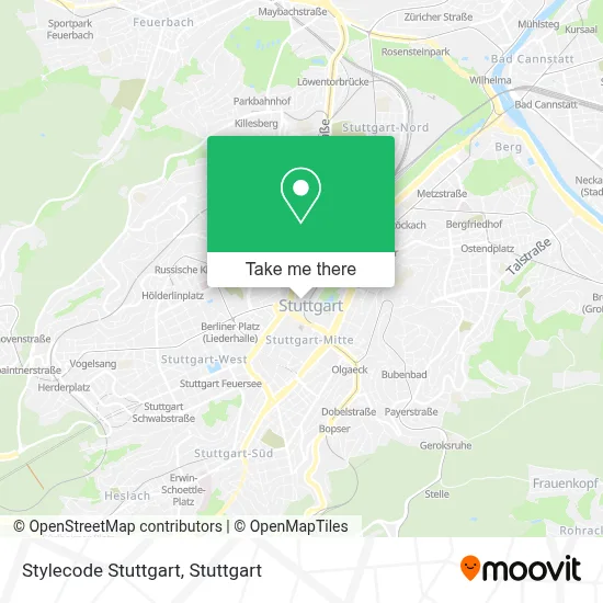 Stylecode Stuttgart map