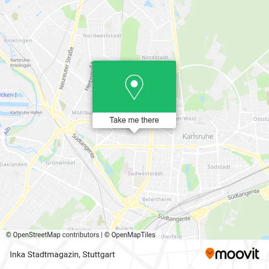 Inka Stadtmagazin map
