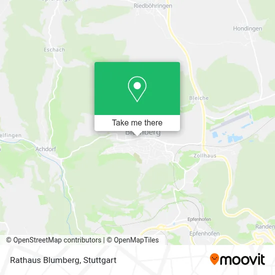 Rathaus Blumberg map