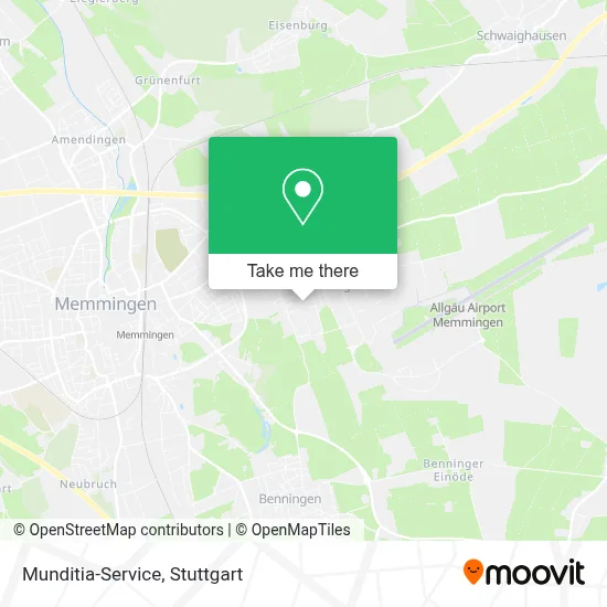 Munditia-Service map