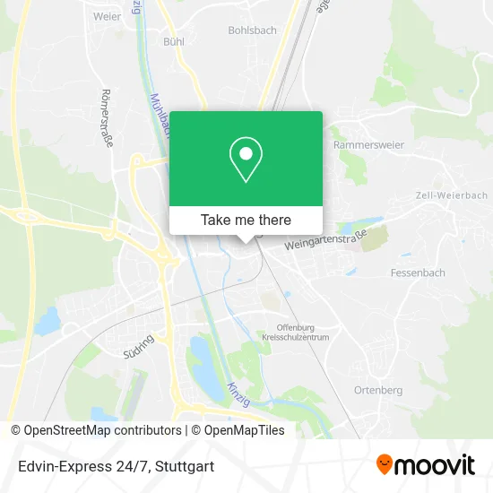 Edvin-Express 24/7 map