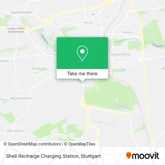 Shell Recharge Charging Station map