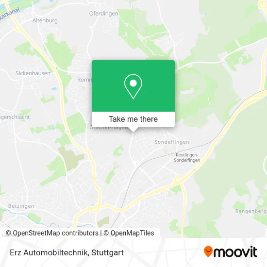 Erz Automobiltechnik map